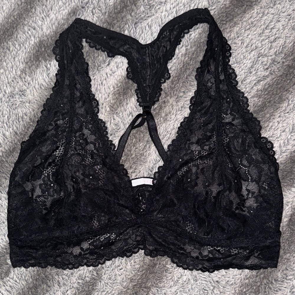 Savage X Fenty Black Lace Bralette